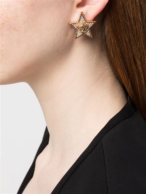 versace star earrings|versace earrings farfetch.